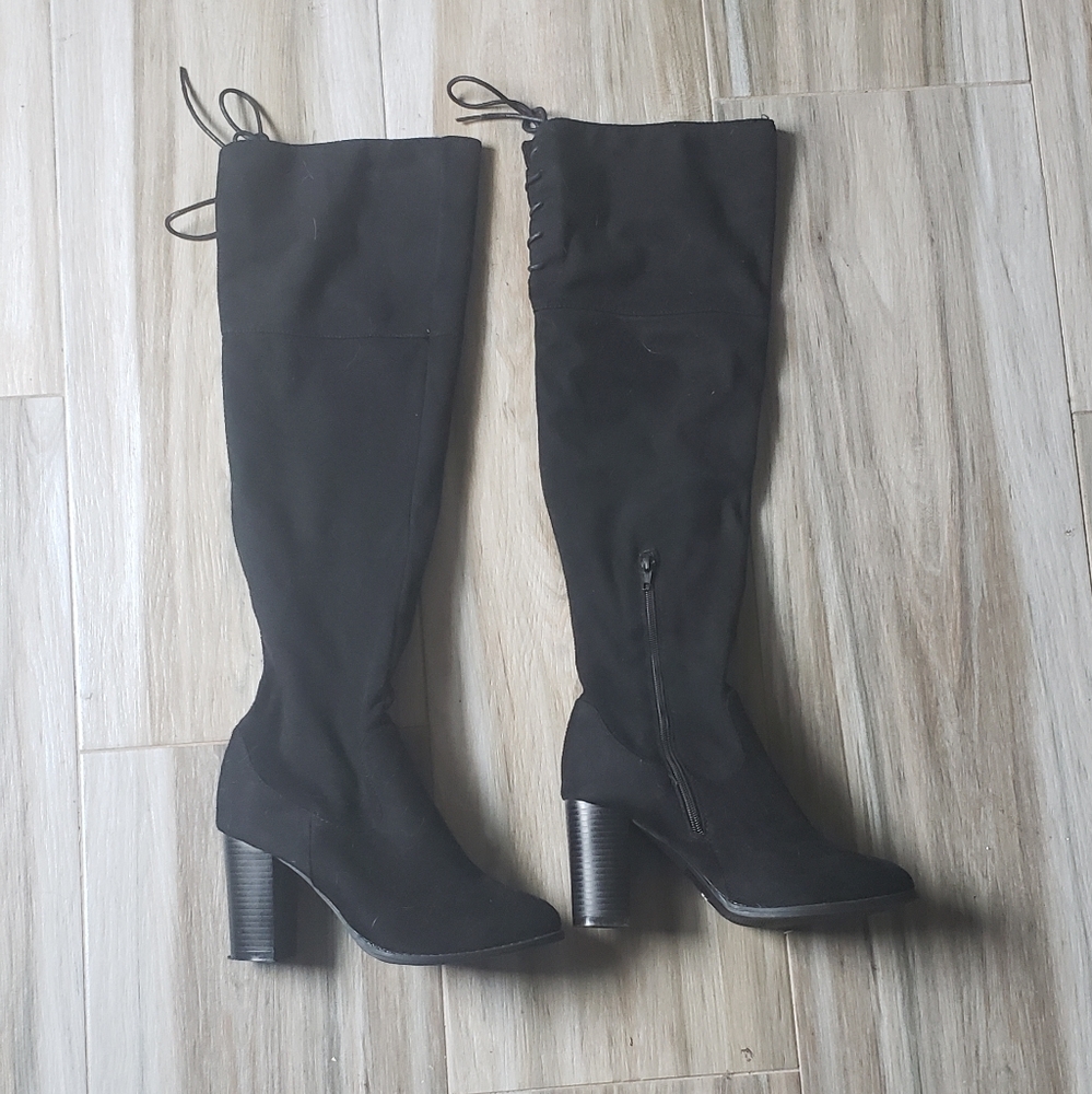 Over The Knee High Heeled Boots
